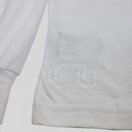Chrome Hearts Floral Sleeve Long Sleeve Tee in White