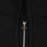 Chrome Hearts Foti Logo Zip Up in Black