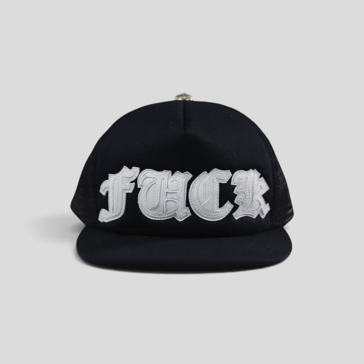 Chrome Hearts Fuck Patch Hat in Black