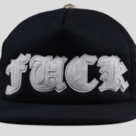 Chrome Hearts Fuck Patch Hat in Black