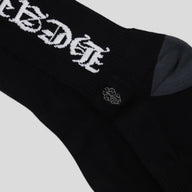 Chrome Hearts Fuck You Socks in Black/White