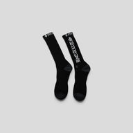 Chrome Hearts Fuck You Socks in Black/White