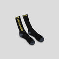 Chrome Hearts Fuck You Socks in Black/Yellow
