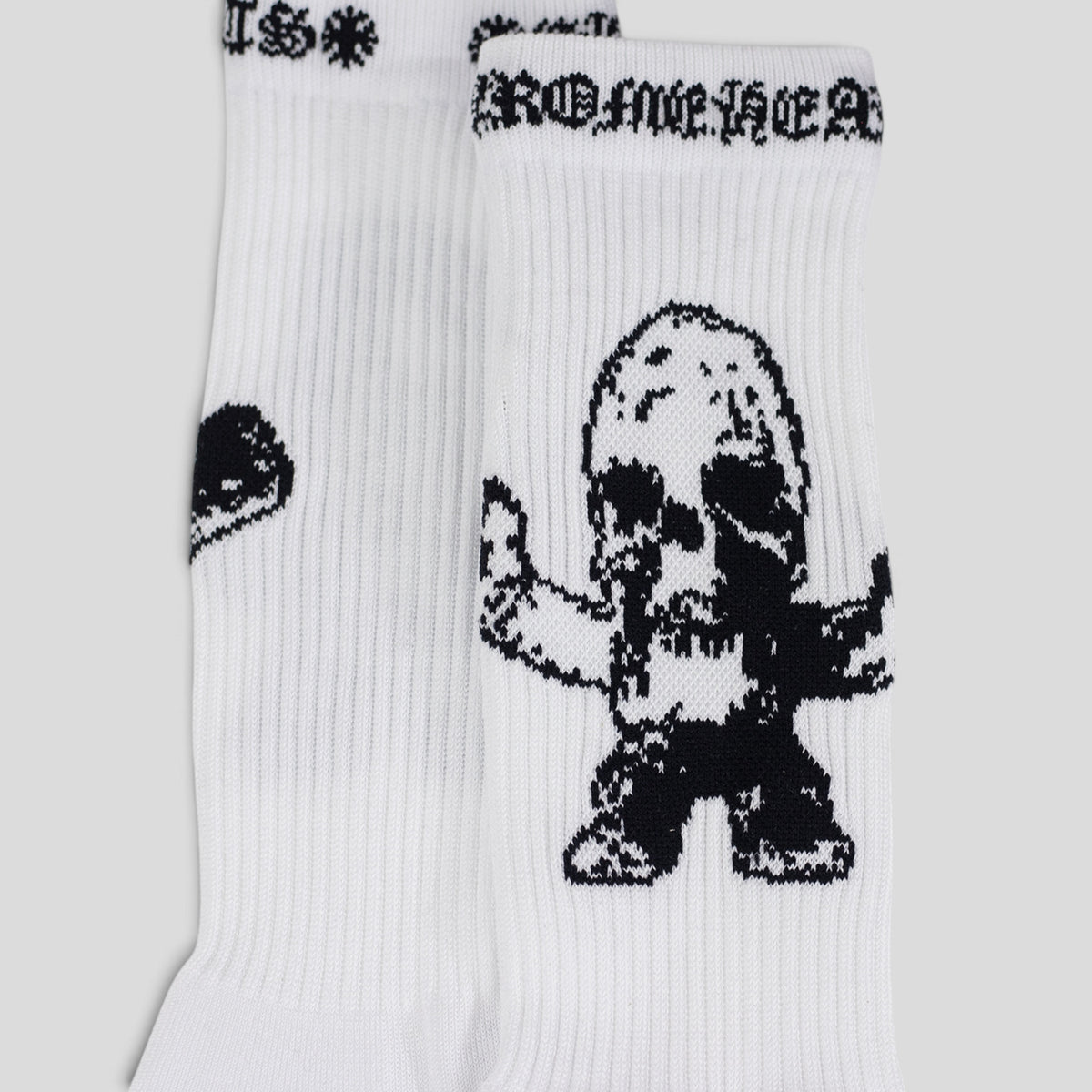 Chrome Hearts Haris Teeter Socks in White