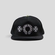 Chrome Hearts Horseshoe Logo Hat in Black