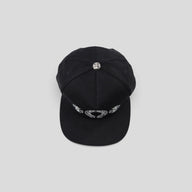 Chrome Hearts Horseshoe Logo Hat in Black