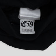 Chrome Hearts Horseshoe Logo Zip Up Hoodie in Black