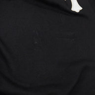 Chrome Hearts Leather Cross Patch Spike Pendant Drawstring Sweatpants in Black