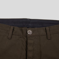 Chrome Hearts Leopard Cross Patch Chinos in Brown