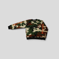 Chrome Hearts Matt Boy Caution Crewneck in Camo
