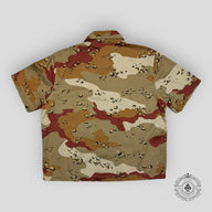 Chrome Hearts Matty Boy Sex Records Camouflage Shirt in Tan