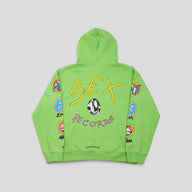 Chrome Hearts Matty Boy Sex Records Hoodie in Green