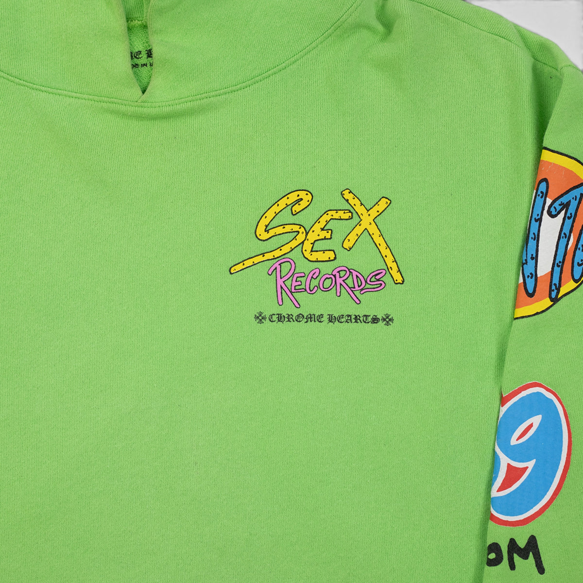 Chrome Hearts Matty Boy Sex Records Hoodie in Green