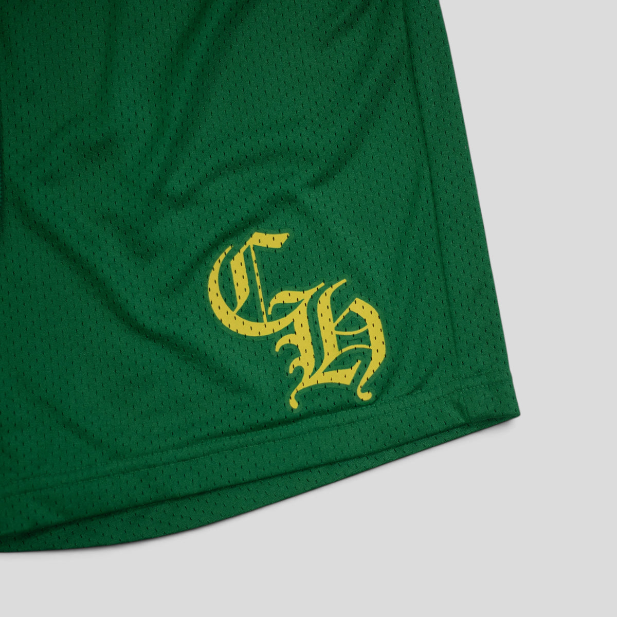 Chrome Hearts Mesh Shorts in Green