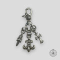 Chrome Hearts Multi-Pendant Keychain