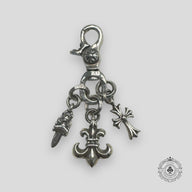 Chrome Hearts Multi-Pendant Keychain