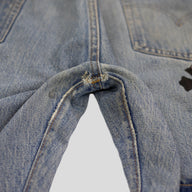 Chrome Hearts Multicolor Cross Patch Jeans