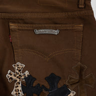 Chrome Hearts NY Fashion Week Jeans in Brown