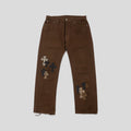 Chrome Hearts NY Fashion Week Jeans in Brown
