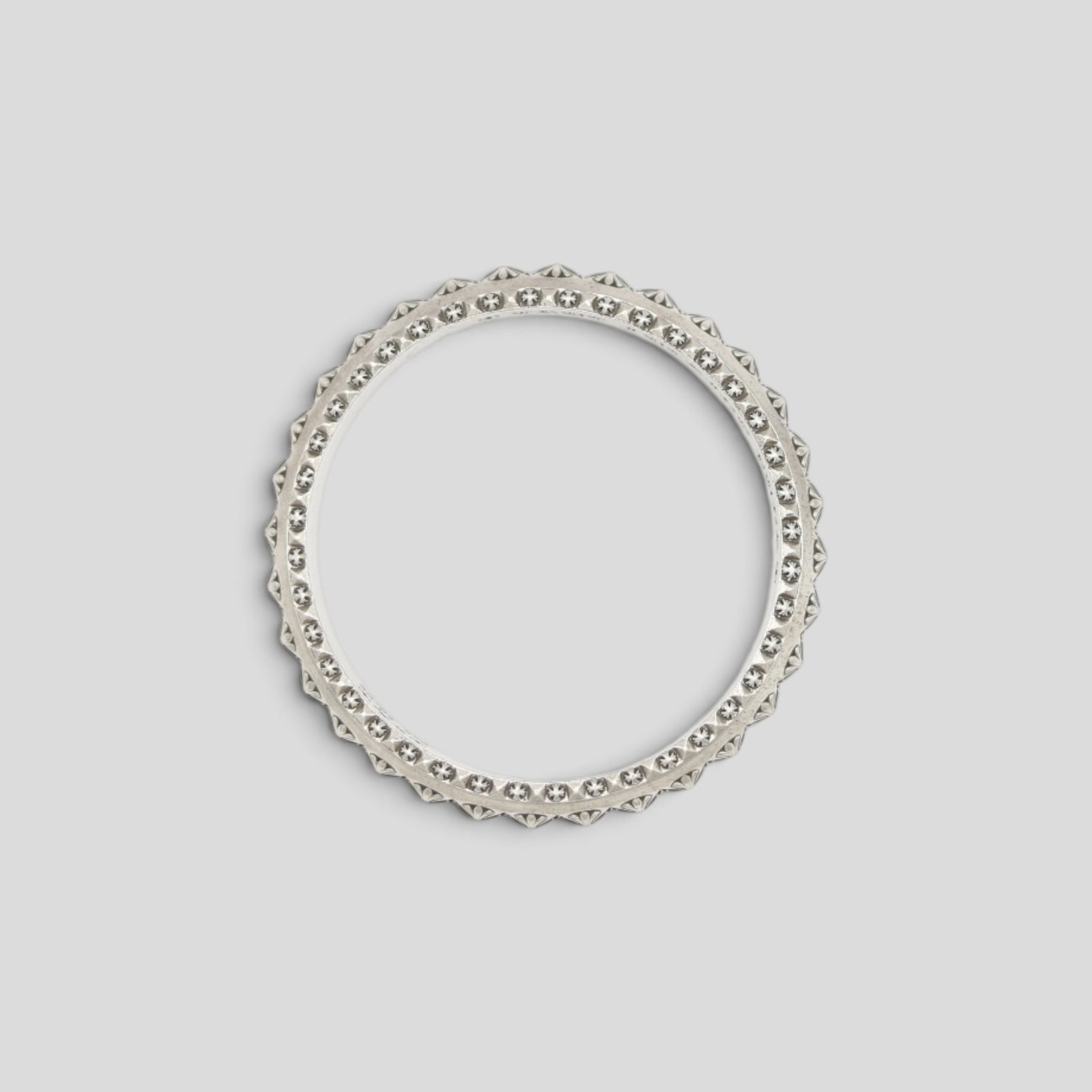 Chrome Hearts Pyramid Stud Punk Bangle