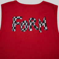 Chrome Hearts Reversible Mesh Team 99 Jersey in Red