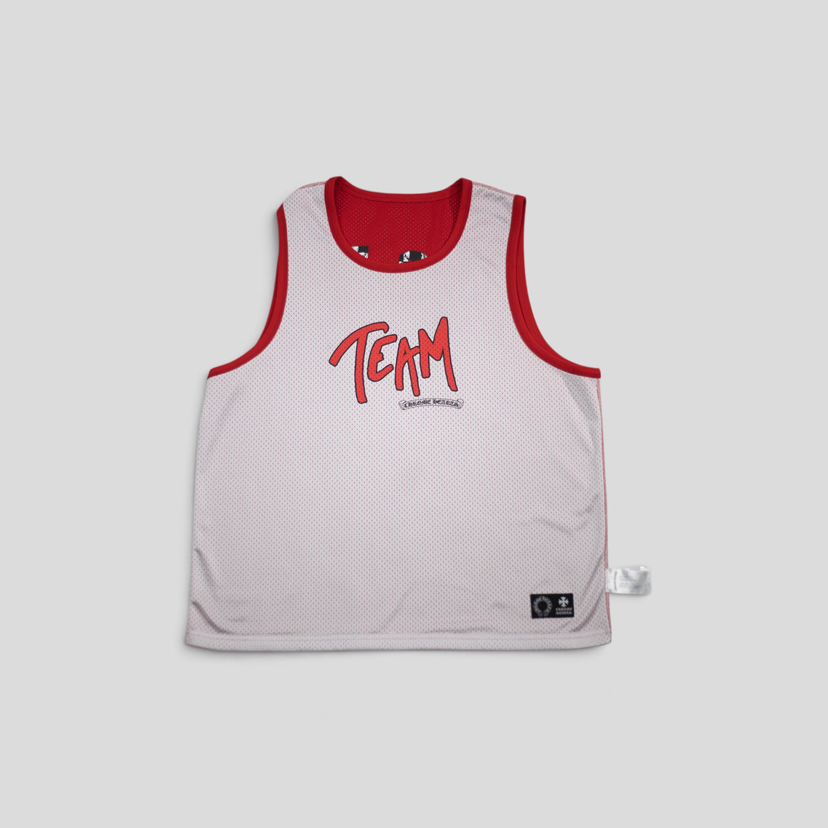 Chrome Hearts Reversible Mesh Team 99 Jersey in Red