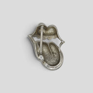 Chrome Hearts Rolling Stone Belt Buckle in Silver
