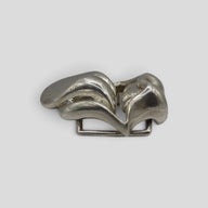 Chrome Hearts Rolling Stone Belt Buckle in Silver