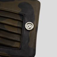 Chrome Hearts Star Snap Camouflage Bifold Wallet