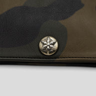 Chrome Hearts Star Snap Camouflage Bifold Wallet