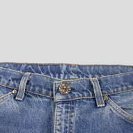 Chrome Hearts Stencil Jeans in Light Wash