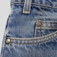 Chrome Hearts Stencil Jeans in Light Wash