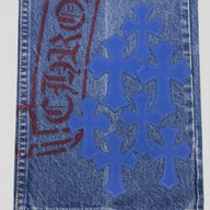 Chrome Hearts Stencil Jeans in Light Wash
