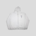 Chrome Hearts T-Bar Zip Up Hoodie in White