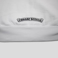 Chrome Hearts T-Bar Zip Up Hoodie in White
