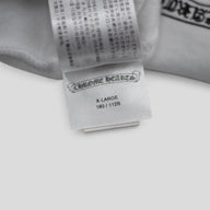 Chrome Hearts T-Bar Zip Up Hoodie in White