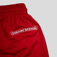 Chrome Hearts Team 99 Mesh Shorts in Red