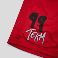 Chrome Hearts Team 99 Mesh Shorts in Red