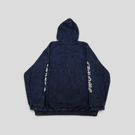 Chrome Hearts Triple Cross Denim Quarter Zip
