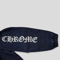 Chrome Hearts Triple Cross Denim Quarter Zip
