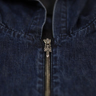Chrome Hearts Triple Cross Denim Quarter Zip