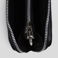 Chrome Hearts Triple Cross Patch Wallet in Black