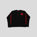 Chrome Hearts Triple Cross Sweater in Black/Red