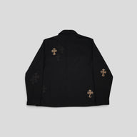 Chrome Hearts Work Dog Jack in Black / Leopard