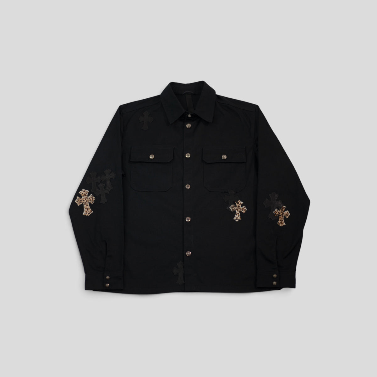 Chrome Hearts Work Dog Jack in Black / Leopard