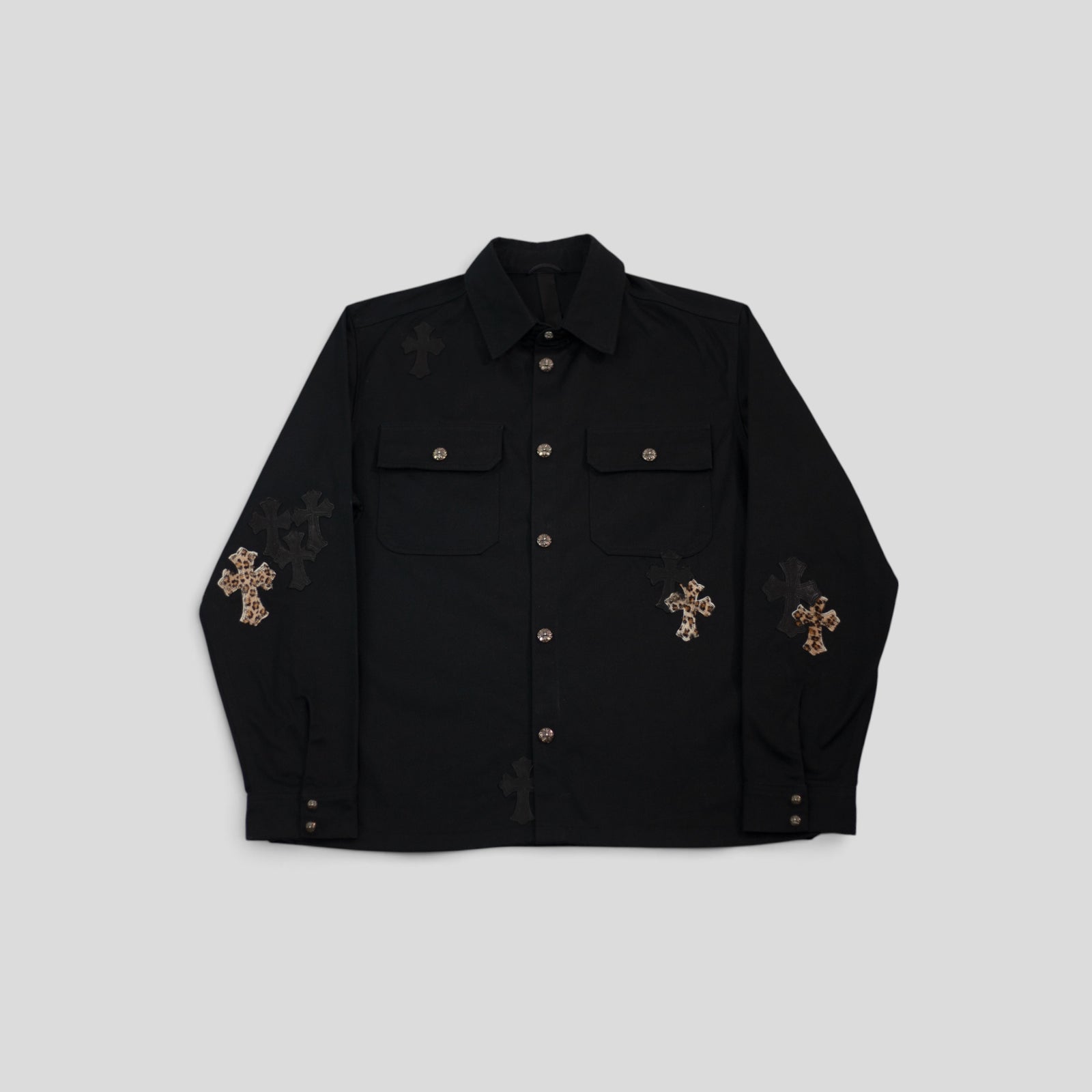 Chrome Hearts Work Dog Jack in Black / Leopard