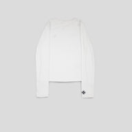Chrome CH Embroidered Women's Long Sleeve Tee in White