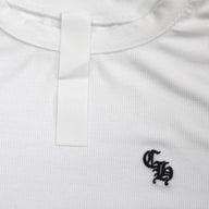 Chrome CH Embroidered Women's Long Sleeve Tee in White