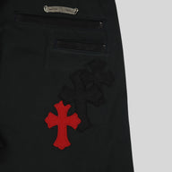 Chrome Hearts Cross Patch Chino Pants in Navy