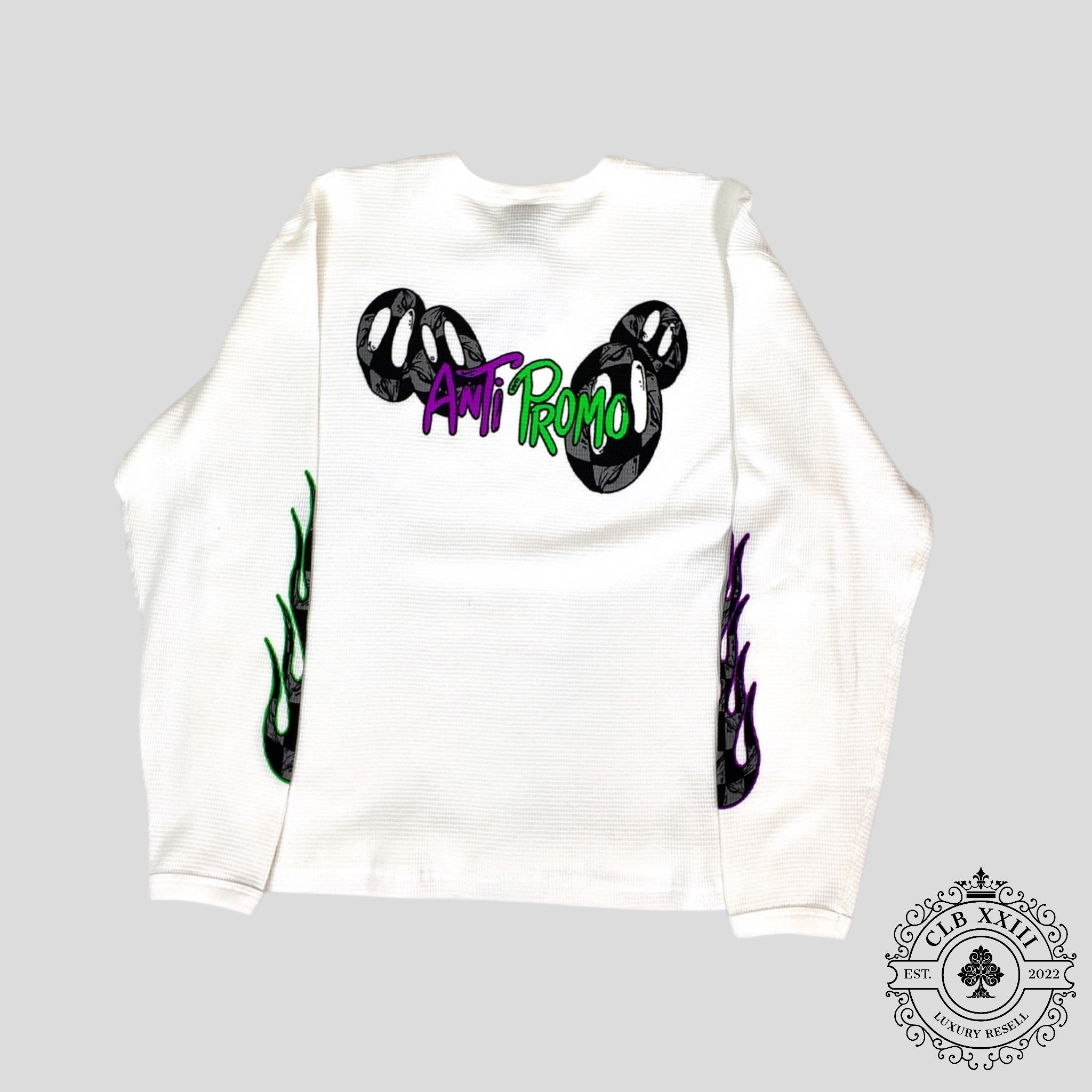 Anti Promo Matty Boy Thermal Shirt in White